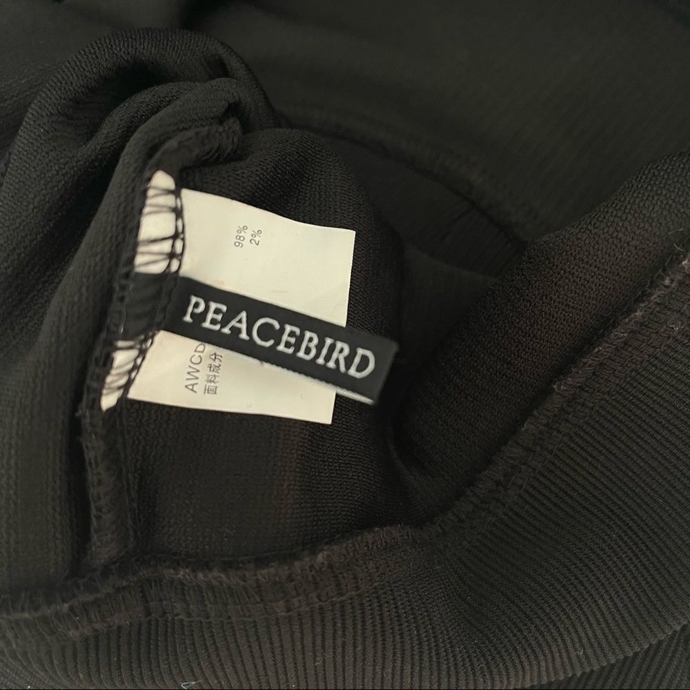 Peacebird Black long sleeve Bustier - Picture 4 of 5